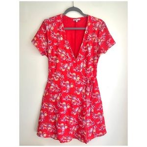Charlotte Russe Floral Wrap Dress
